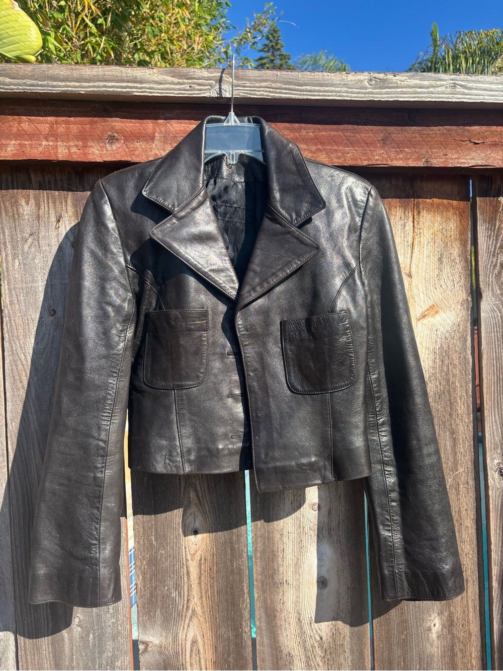 Leather jacket